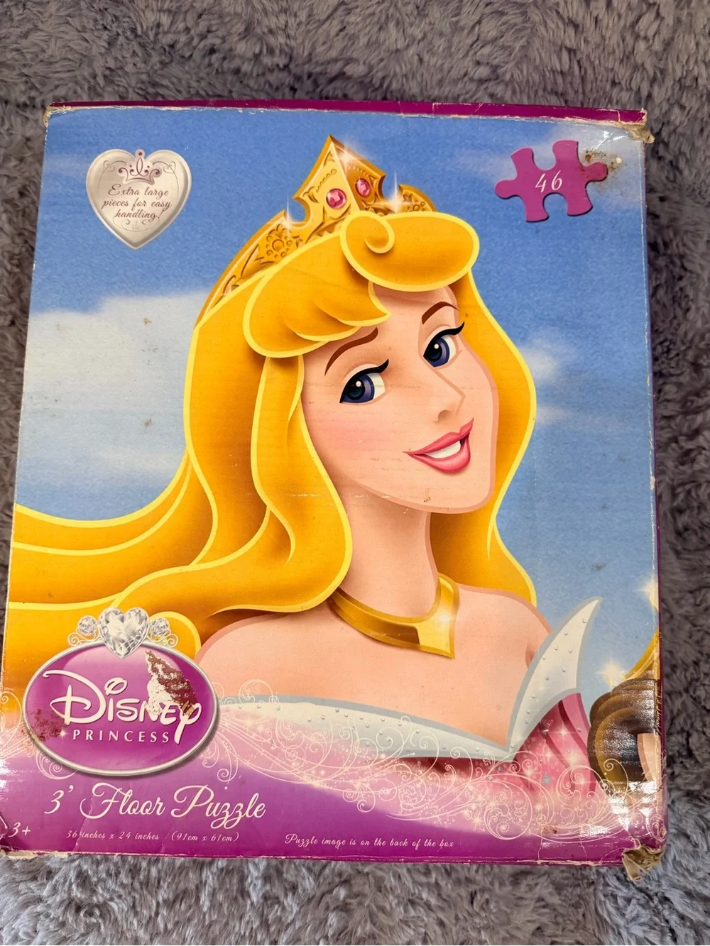 Disney Floor Puzzle Bundle Mickey Mouse Clubhouse with bonus Princess Puzzle